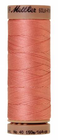 Fil de coton Mettler Silk-Finish 40wt, 150 m, rose antique