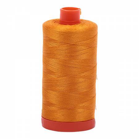 Fil Aurifil n°2145 Jaune Orange Uni