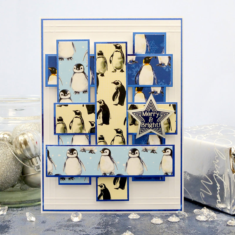 Adorables paquets de cartes à gratter pour designers - La parade des pingouins