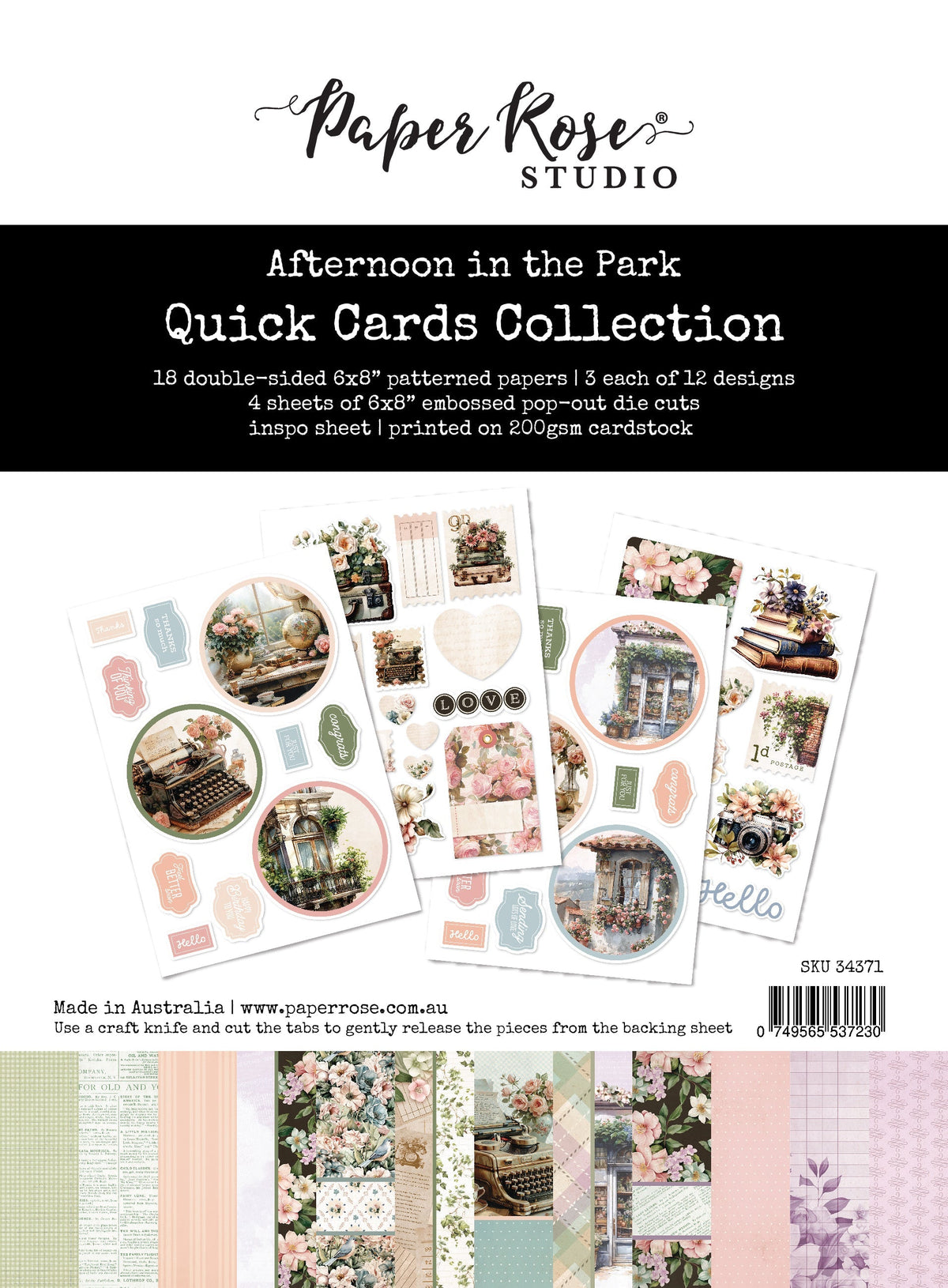 Collection de cartes rapides « Après-midi au parc » 34371
