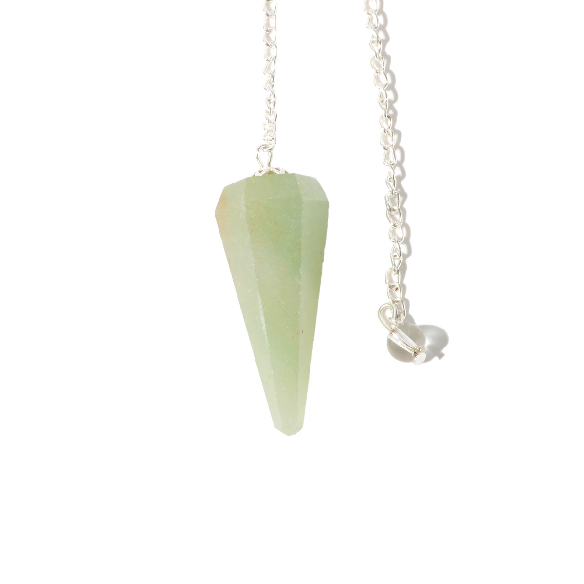 Green Aventurine Pendulum 6 Facet & Bead - 3 Pack