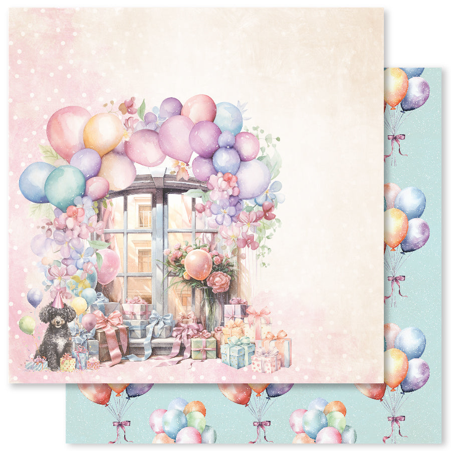Papier Les Essentiels d'anniversaire C 30,5 x 30,5 cm (Paquet de 12) 33291
