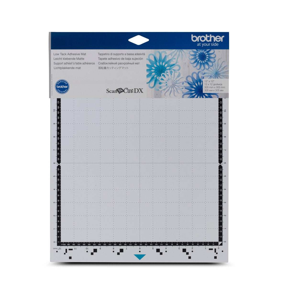 Brother - Tapis adhésif à faible adhérence 12 po x 12 po - CADXMATLOW12