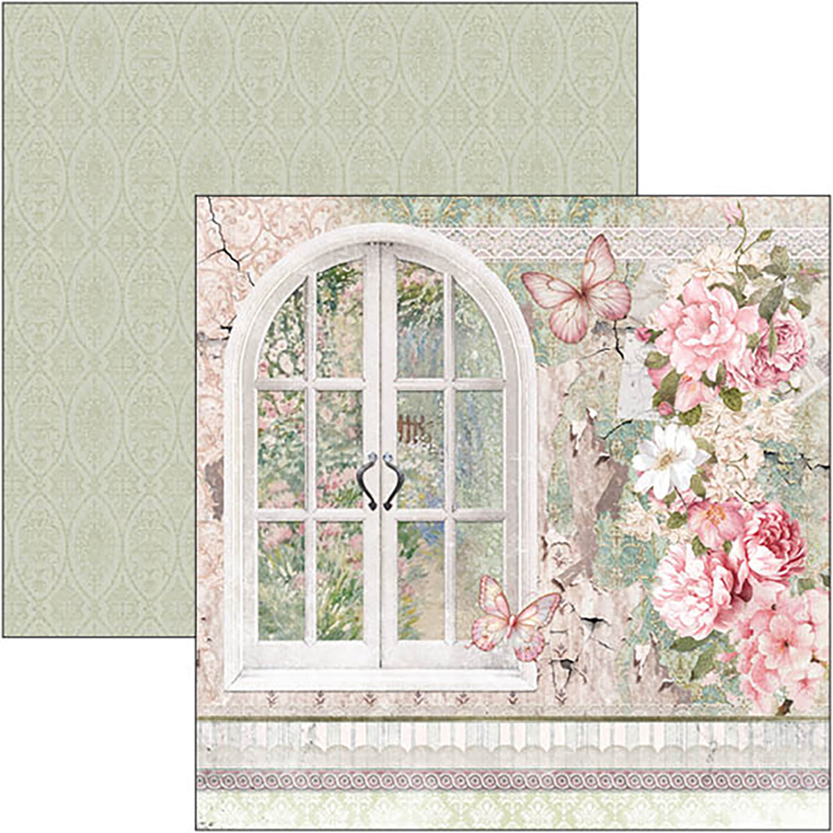 Bloc de papier Moments intemporels 30x30cm 12 feuilles/paquet