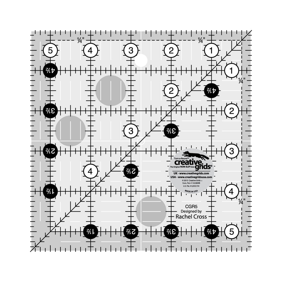 Creative Grids Quilt Ruler 5.5" Square