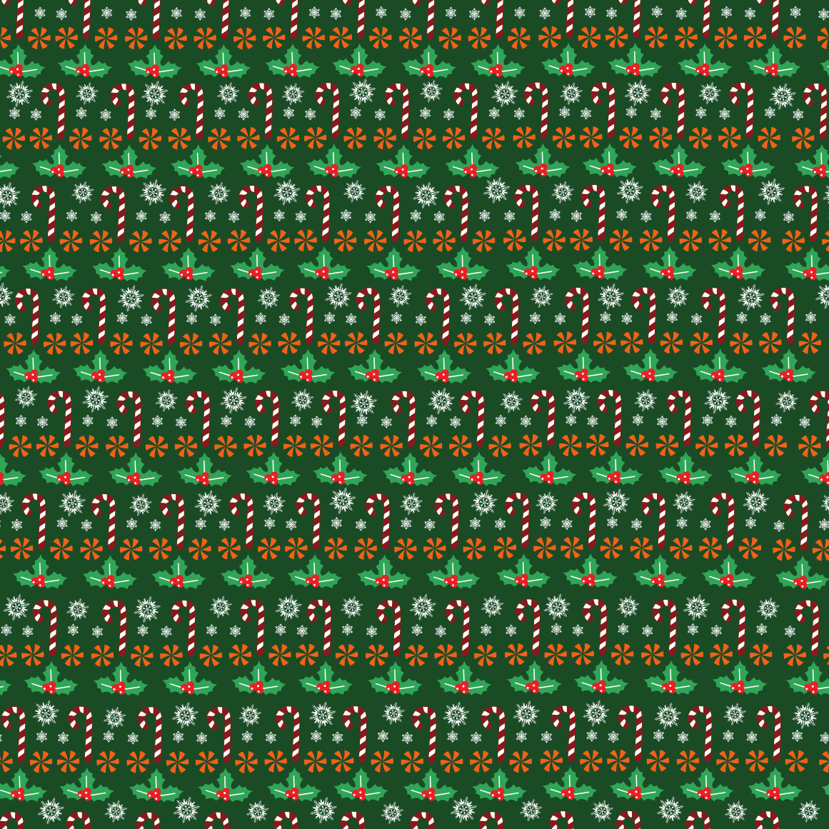 Craft HTV Christmas Candy Canes Pattern 6