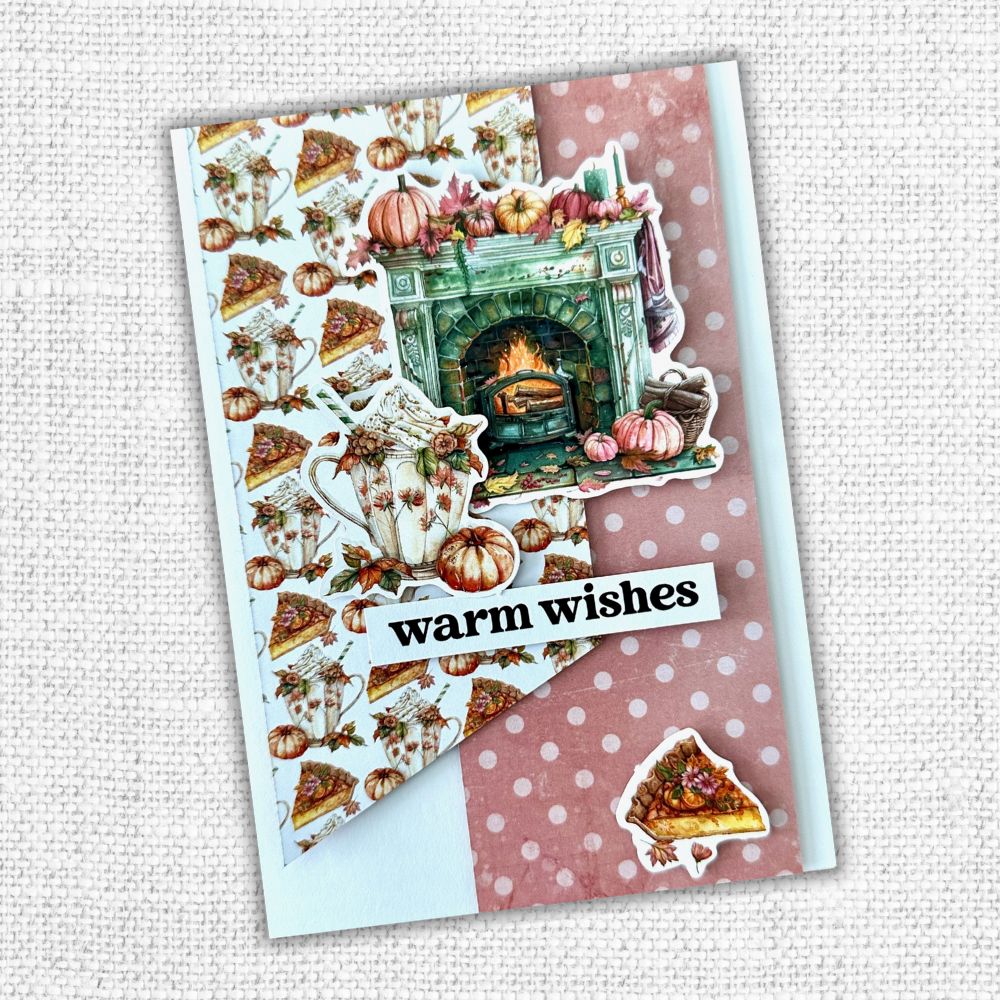 Papier Cozy Fall D 30x30 cm (Paquet de 12 en gros) 32691