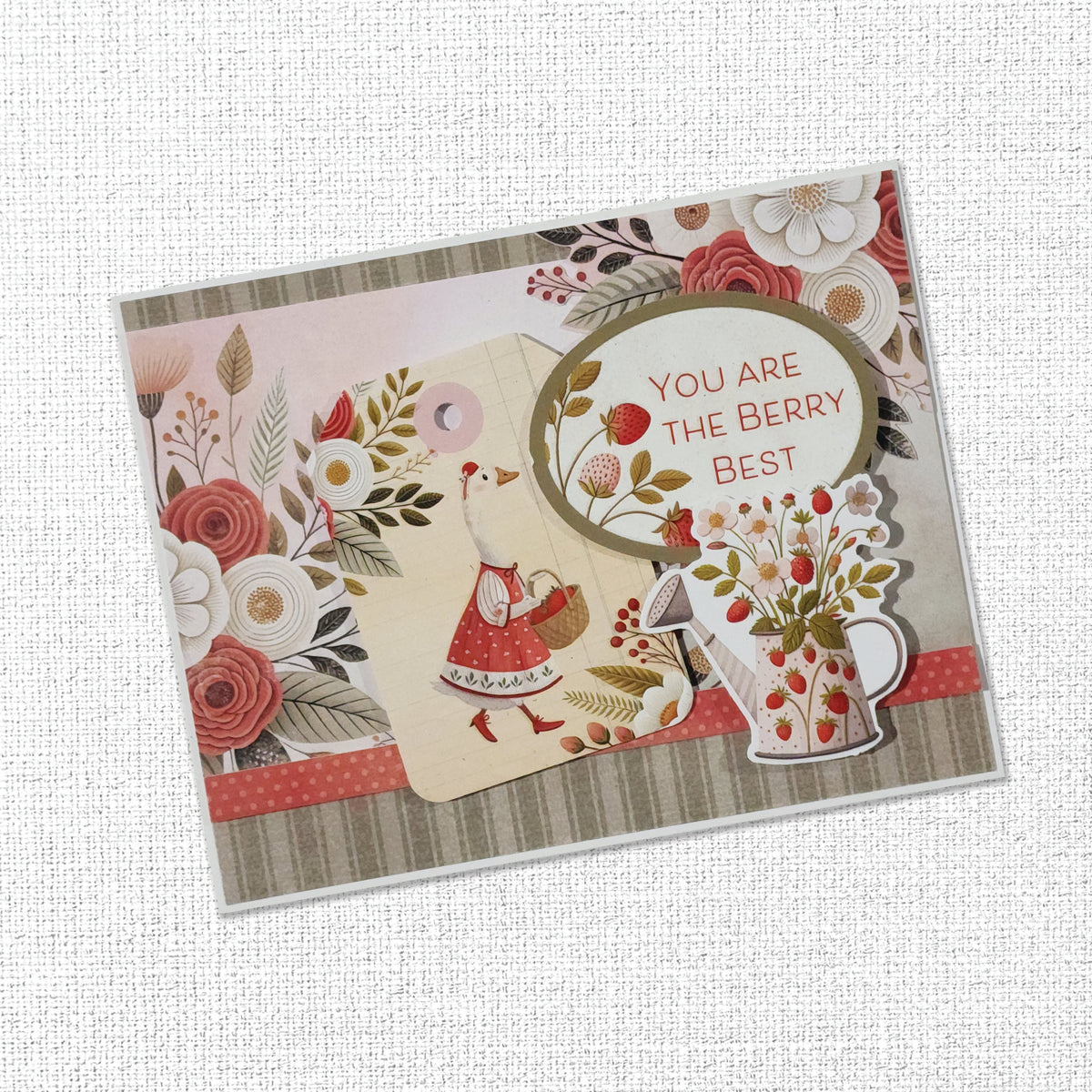 Strawberry Friends Tags & Tickets Embossed Die Cuts 34911