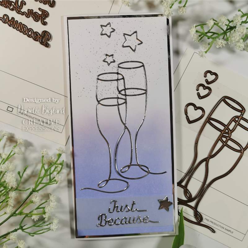 Matrices de découpe Creative Expressions Collection Une seule ligne Just For You