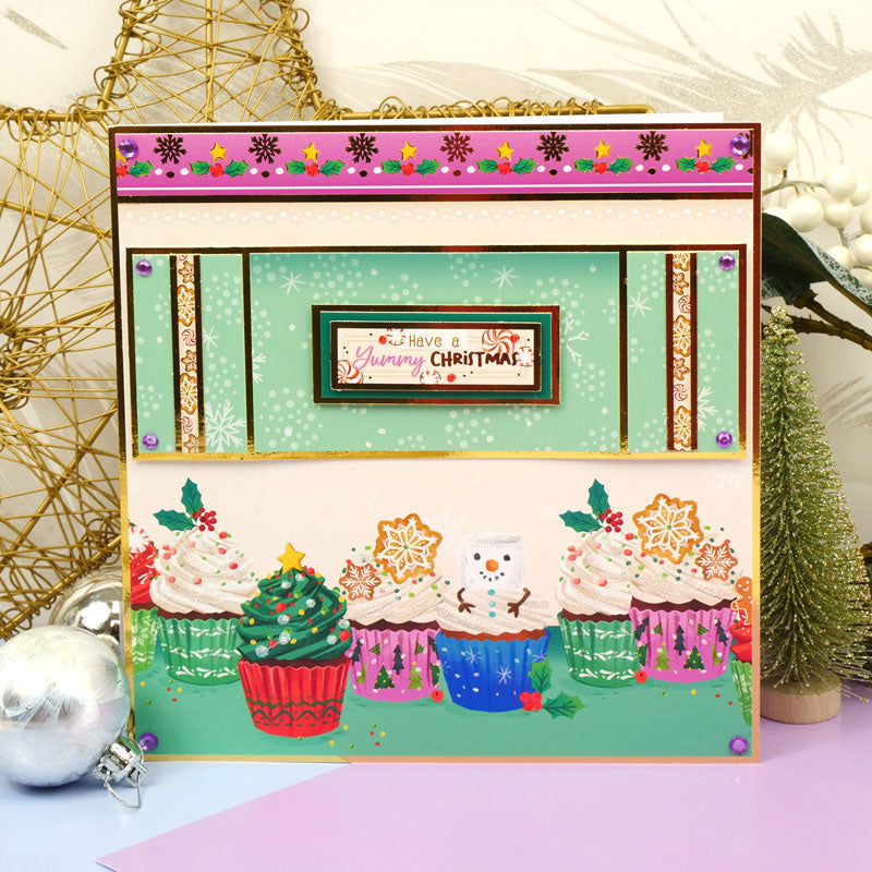 Décorations de luxe pour cupcakes de Noël