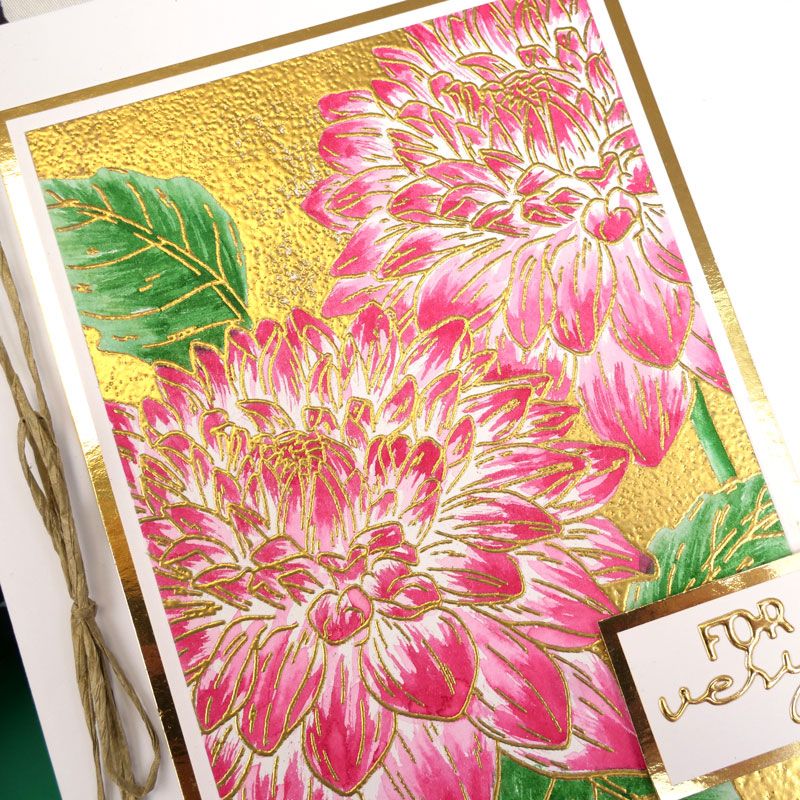 For The Love Of Stamps - Dahlias Éblouissants