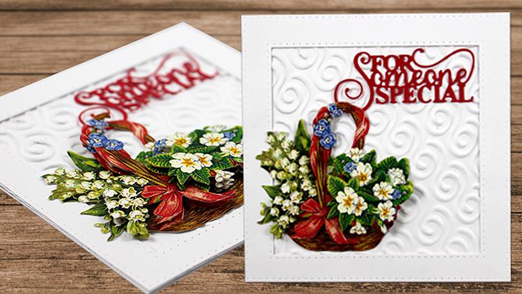 Hearty Crafts Embells 3D Faciles Perce-neiges