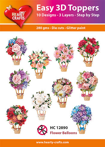 Hearty Crafts - Ballons de fleurs 3D faciles