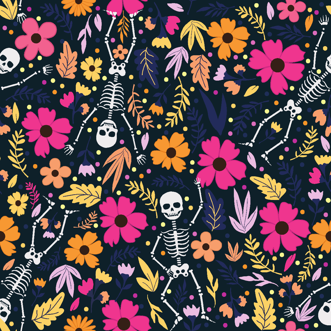 Craft HTV Day of the Death - Spooky Halloween Pattern