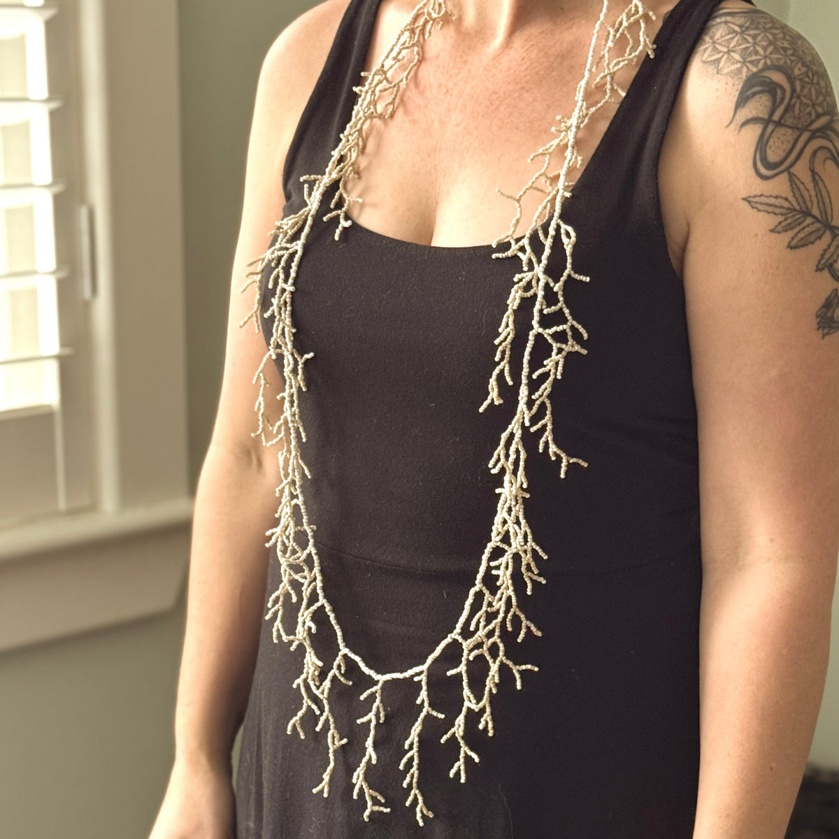 Beaded 'Seaweed' Necklace
