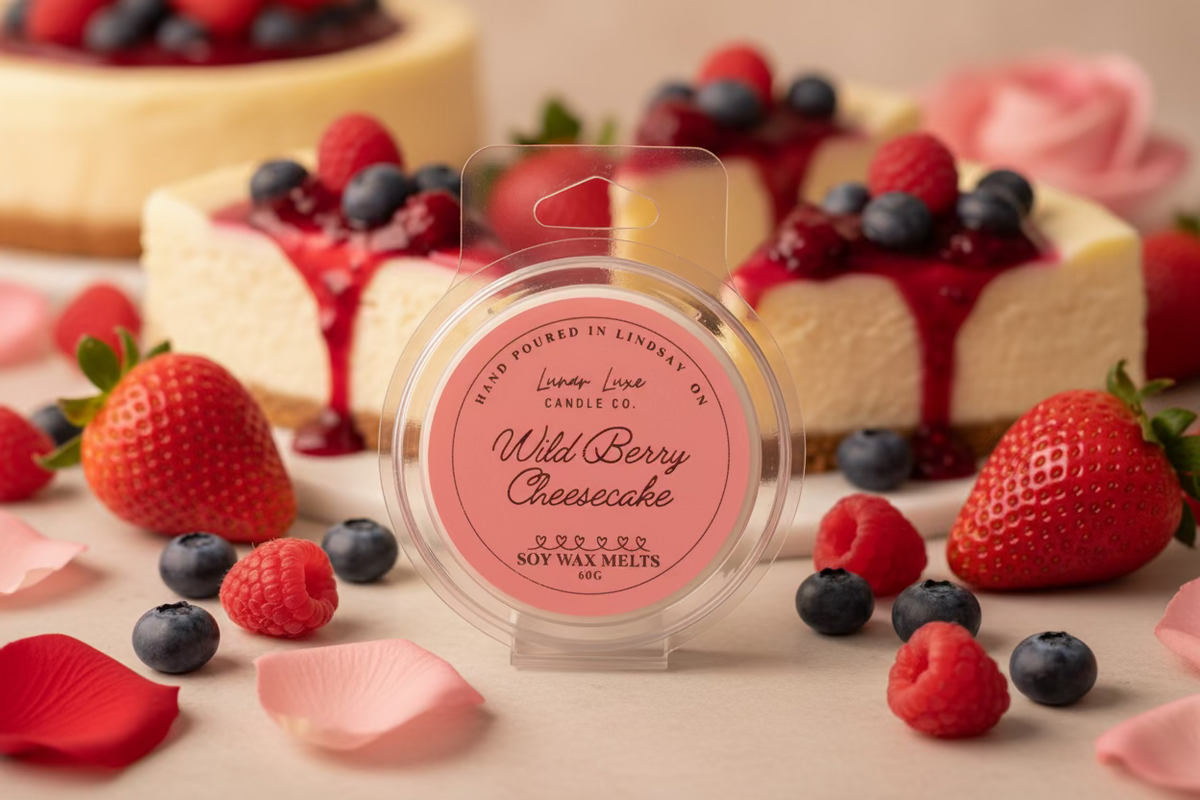 Galet de cire parfumée Cheesecake aux baies sauvages