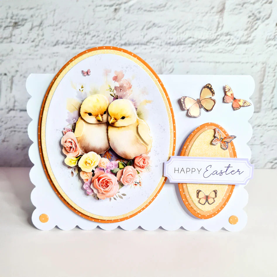 Décopatch Découpé à l'Emporte-Pièce – Poussins & Lapin (pack de 3)
