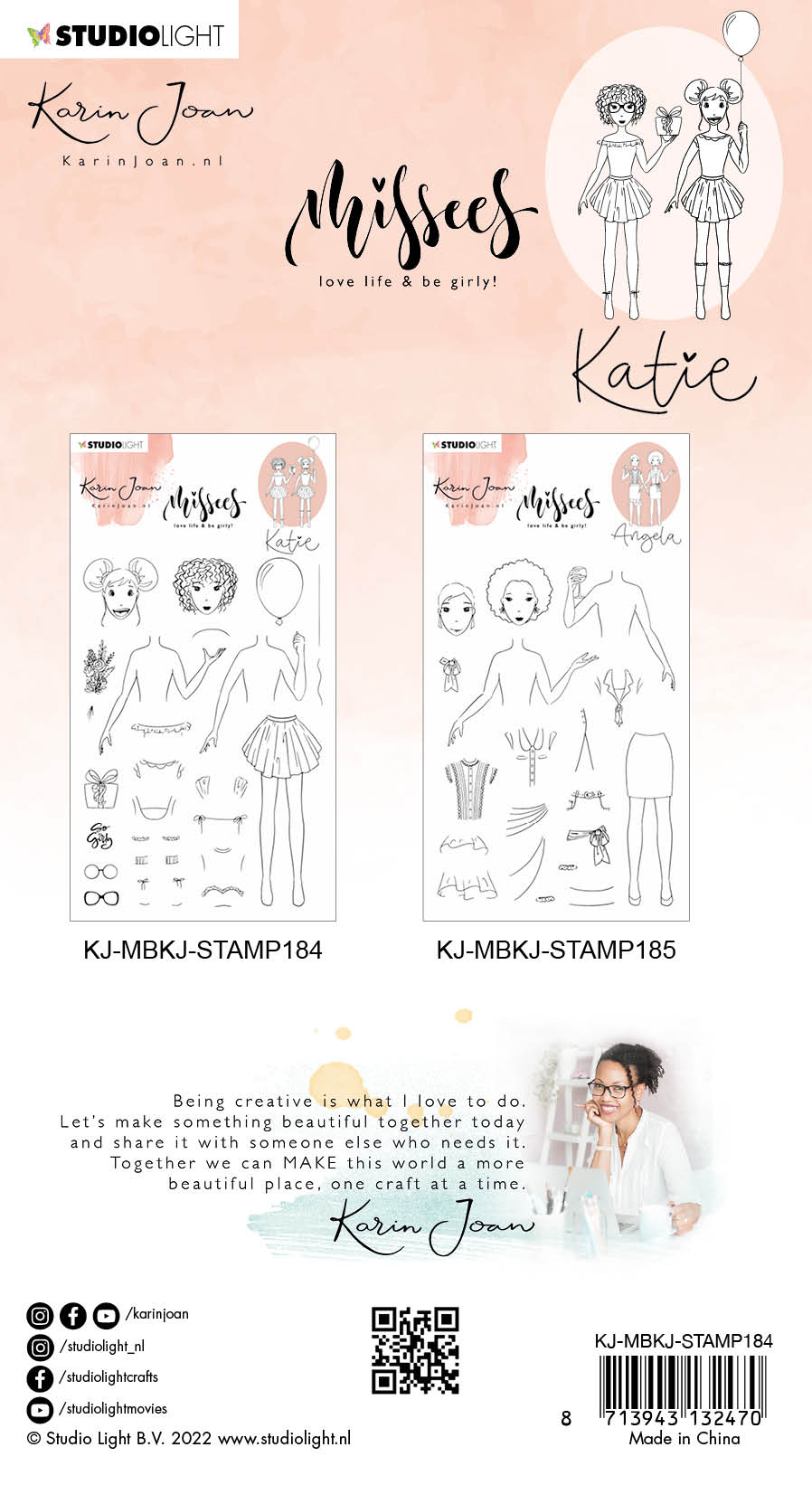 KJ Tampon transparent Katie Missees 152x215x3mm 24 PC nr.184