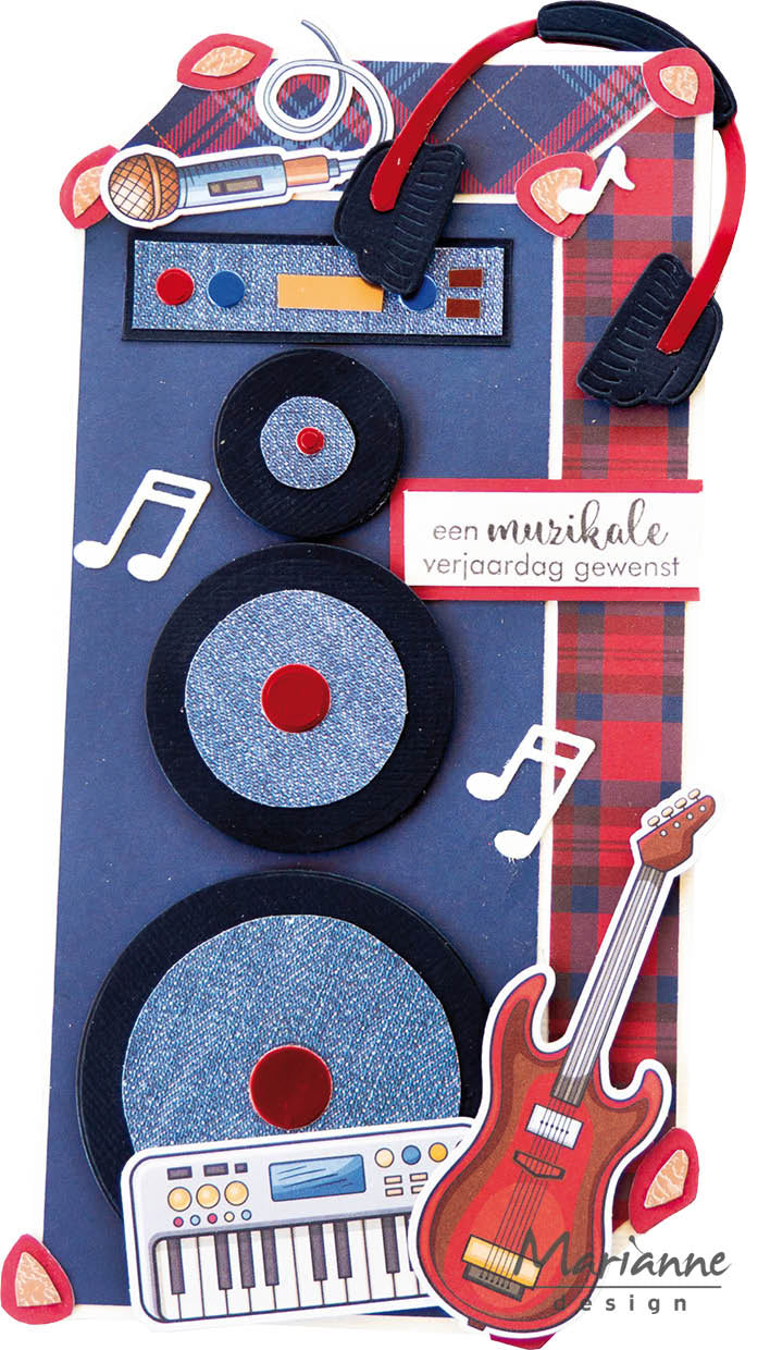 Marianne Design Craftables Matrice de découpe - Matrice de découpe XL - Musique