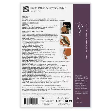Gwen Pattern de Sallie Tomato