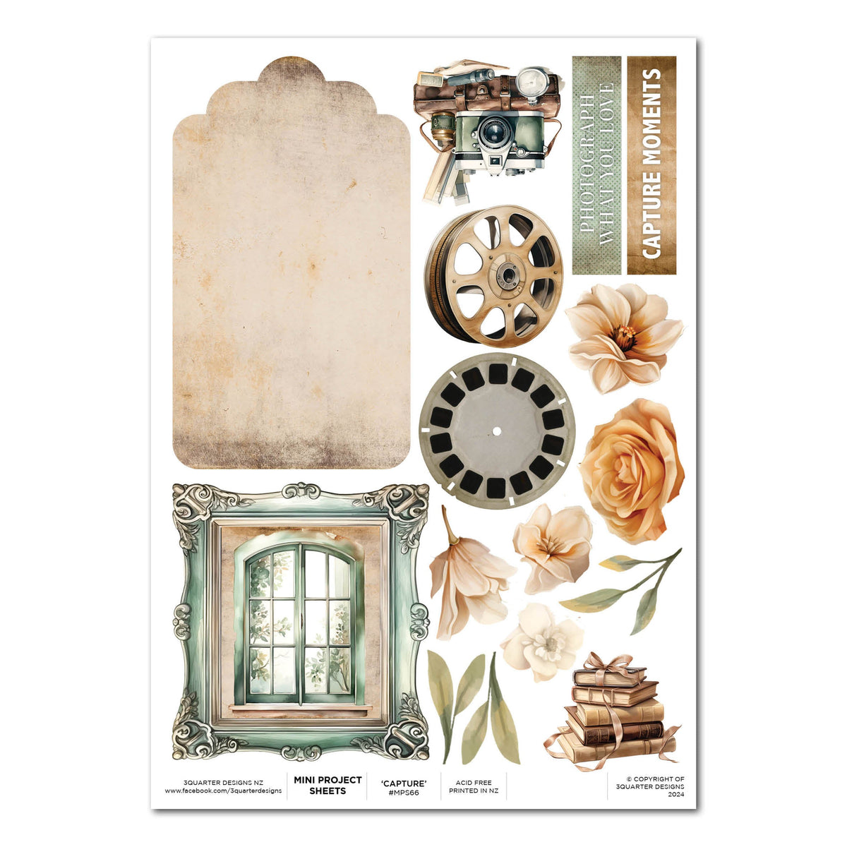 3Quarter Designs Moments capturés - Fiche de mini-projet