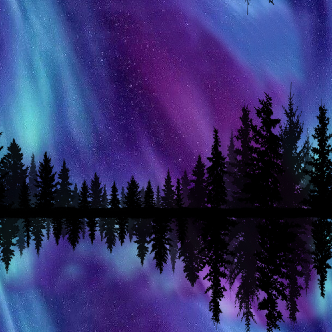 Craft HTV Majestic Northern Lights Pattern 2