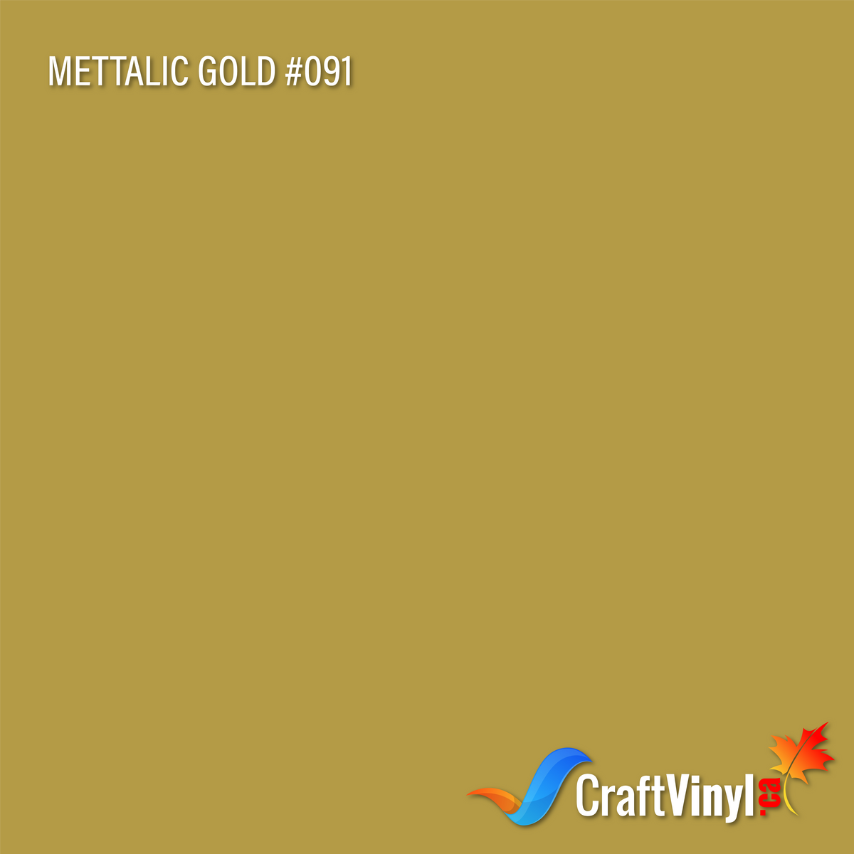 Oracal 651 Metallic Gold #091 12''x5ft