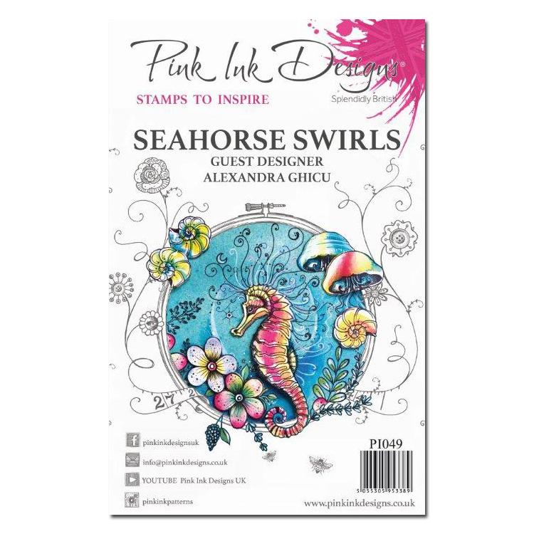 Pink Ink Designs Tampon transparent Spirales Hippocampe
