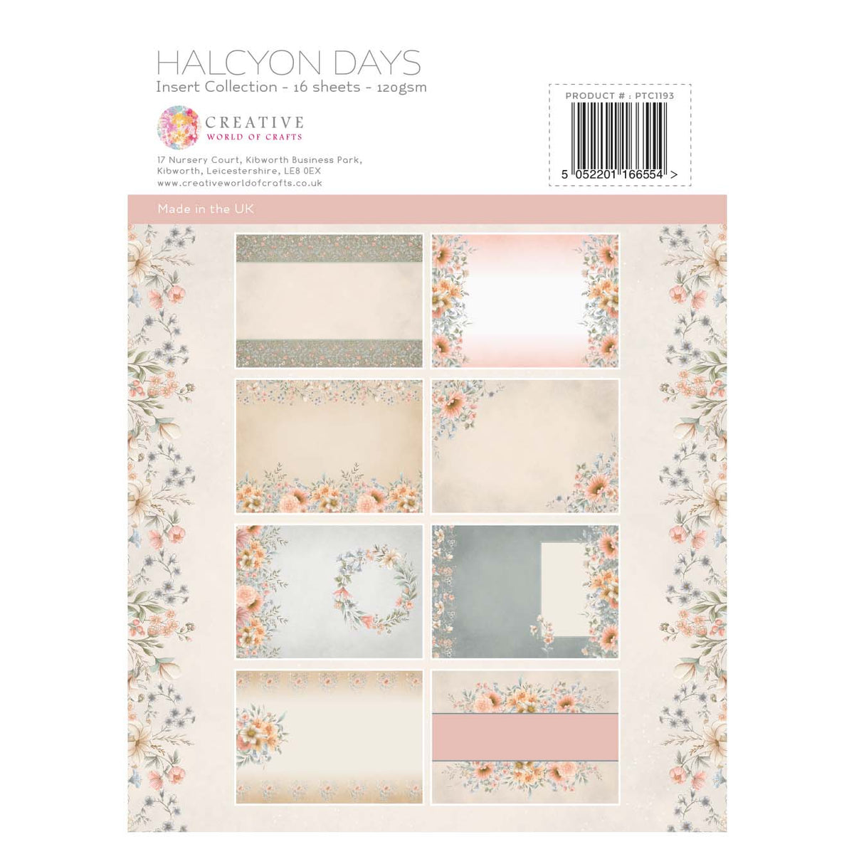 The Paper Tree Halcyon Days Collection d'encarts A4