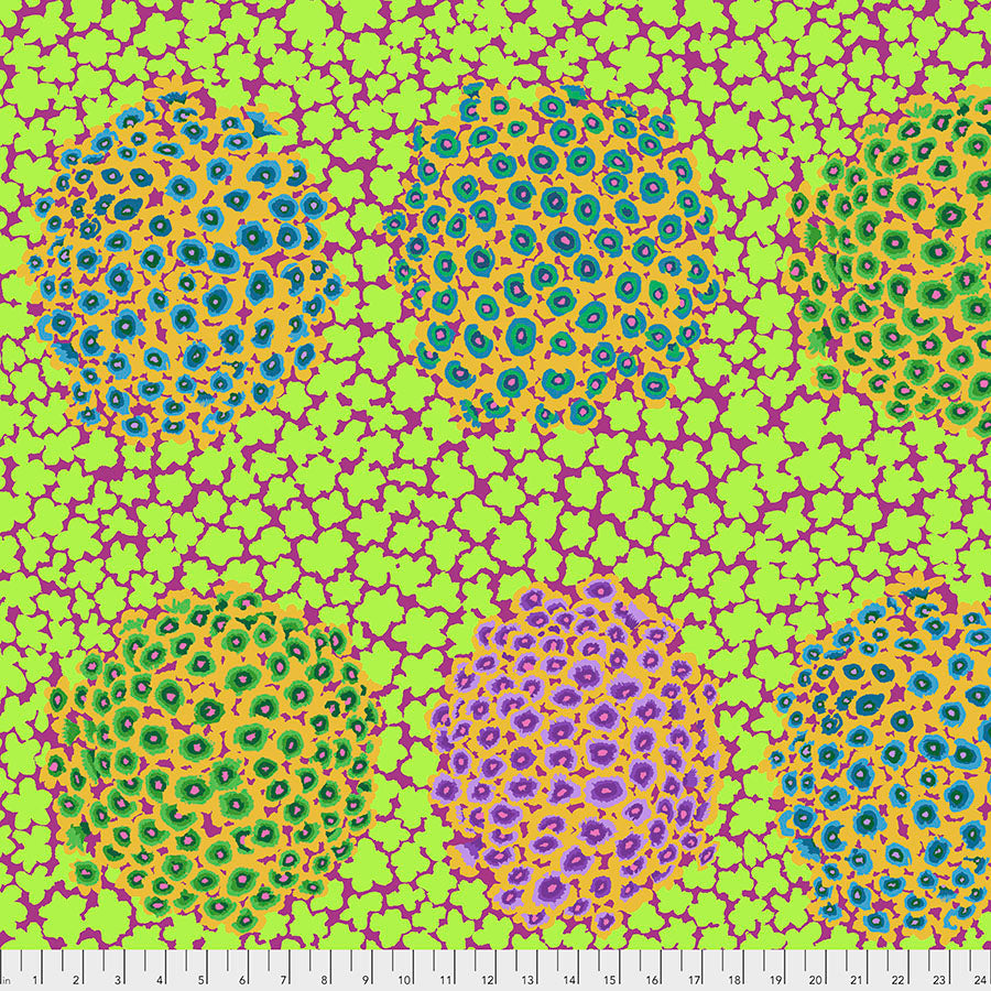 Kaffe Fassett Hot & Cool Collective Hydrangea - Vert