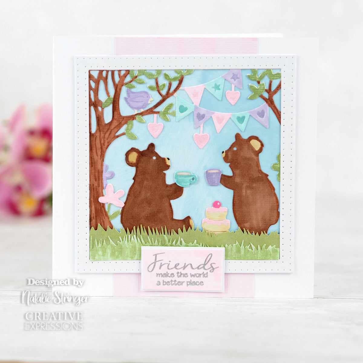Matrices de découpe Creative Expressions Paper Panda Teddy Bears Picnic