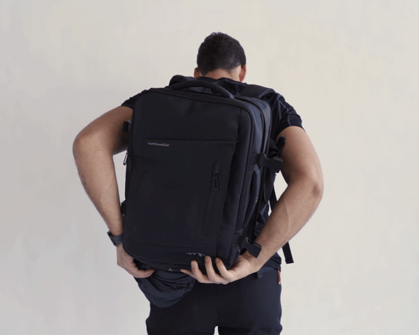 Voyager Expandable Backpack 26L / 38L with Built-in Rain Coat