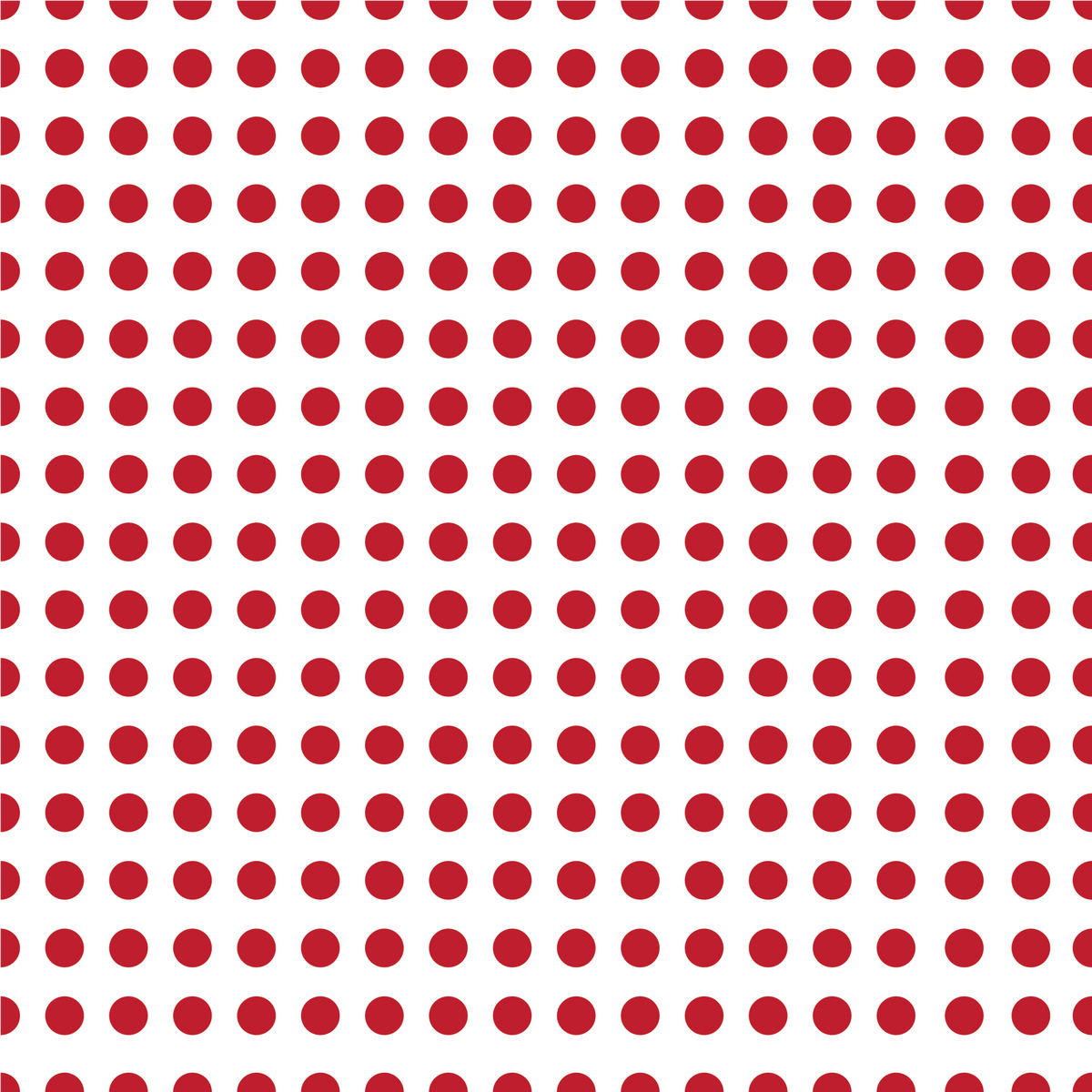 Craft HTV Red Polka Dots Pattern