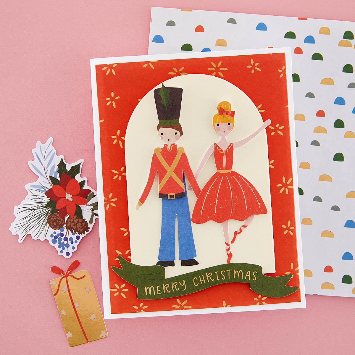 Découpes imprimées du ballet Casse-Noisette de la collection Nutcracker Sweet