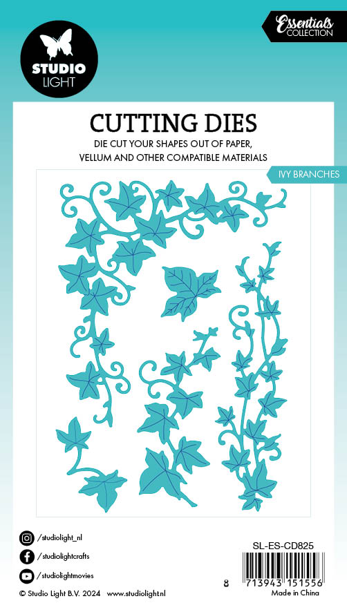 Matrices de découpe SL Feuilles de lierre l'essentiel 5 pièces