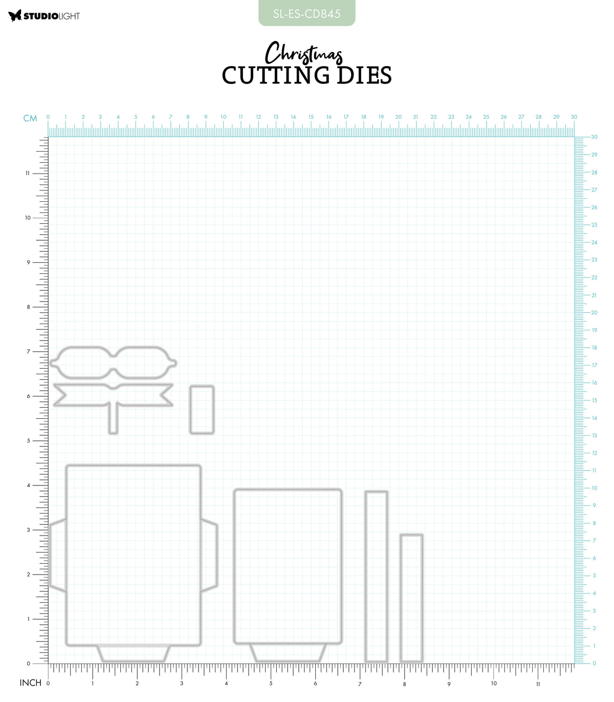 Matrices de coupe SL - Porte-cartes - Essentiels cadeaux - 7 pièces
