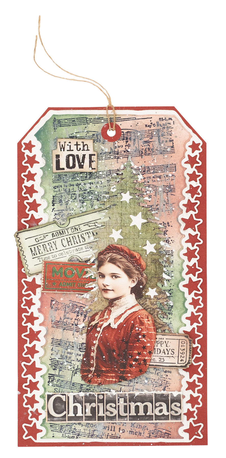 SL Cutting Die Star Label Grunge Collection 6 Pieces