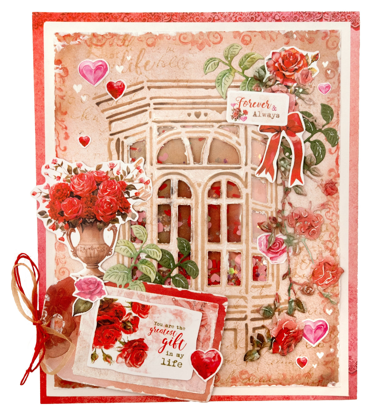 SL Tampons Transparents Motifs de Bordure Amour de ma Vie 3 p.