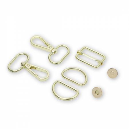 Sallie Tomato - Basic Hardware Set with Snap - 1.5"