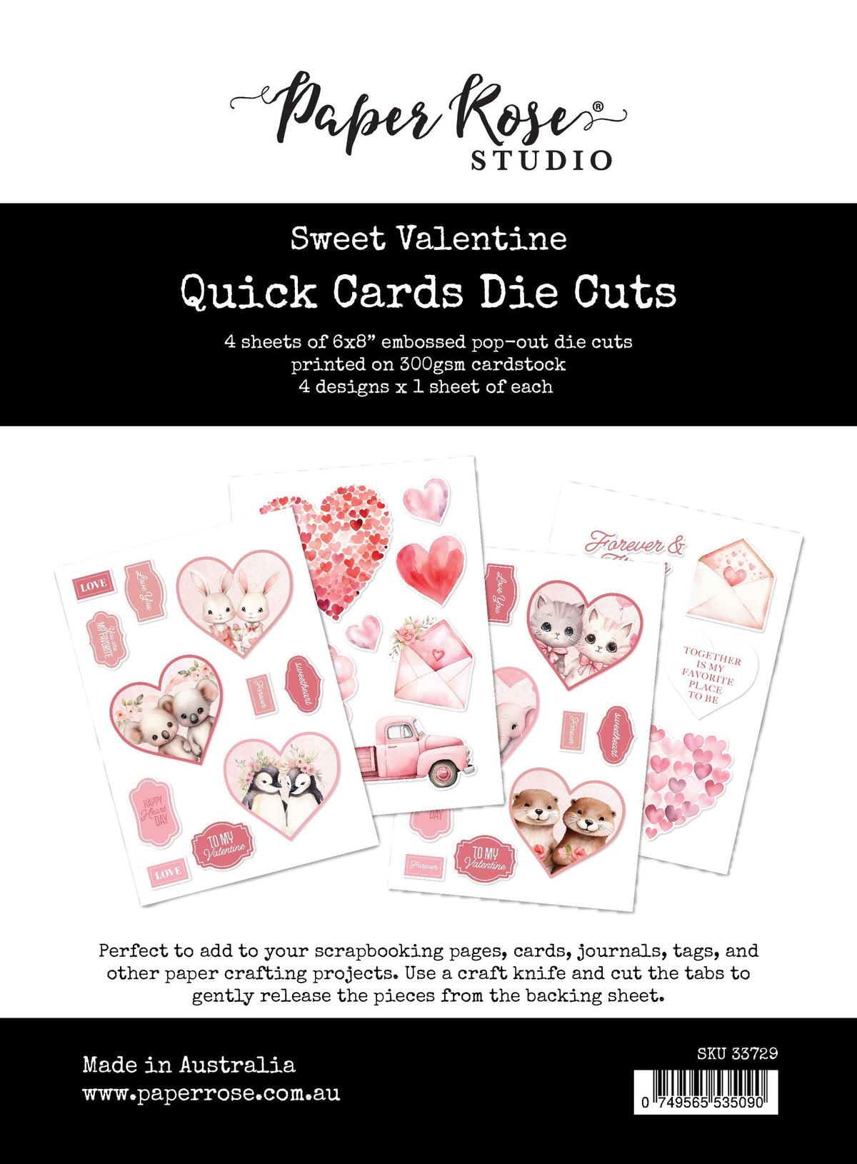 Matrice de découpe Cartes Saint-Valentin 33729