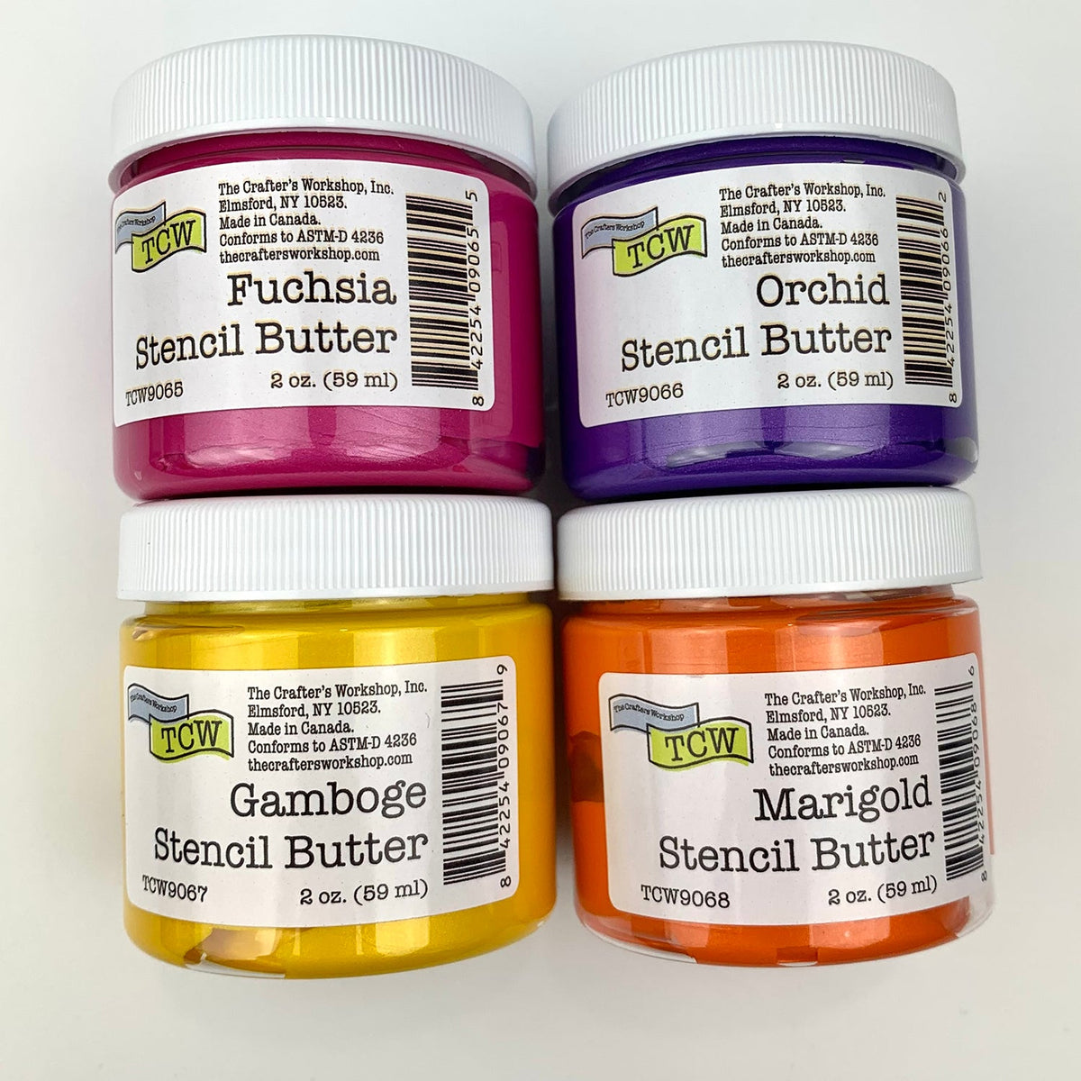 Pochoir Stencil Butter The Crafters Workshop (TCW), lot de 4, Mardi Gras