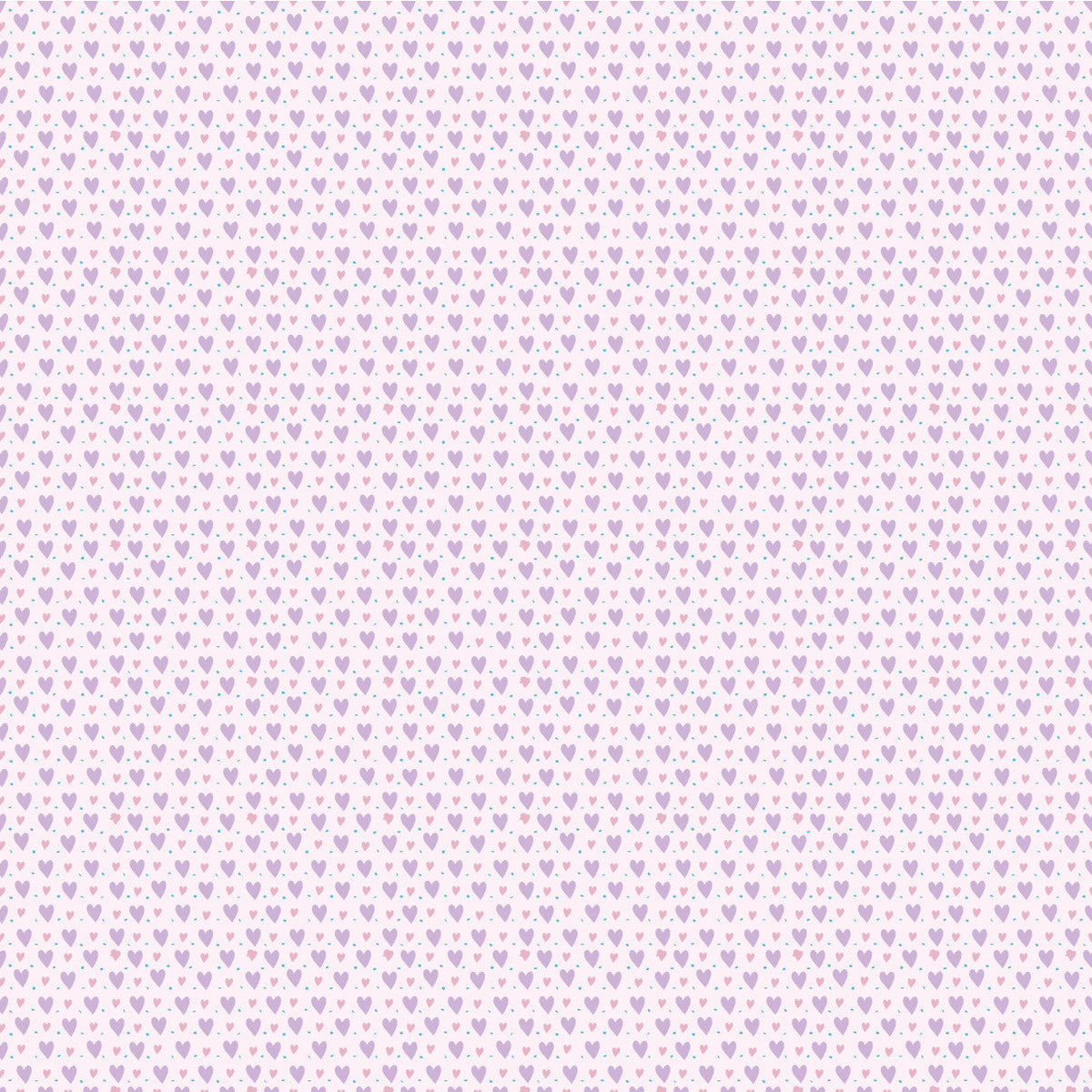 Cœurs de la Saint-Valentin violets HTV #4