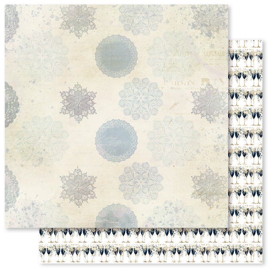 Papiers Wedding Blooms Basics D 30x30 cm (Lot de 12) 31737