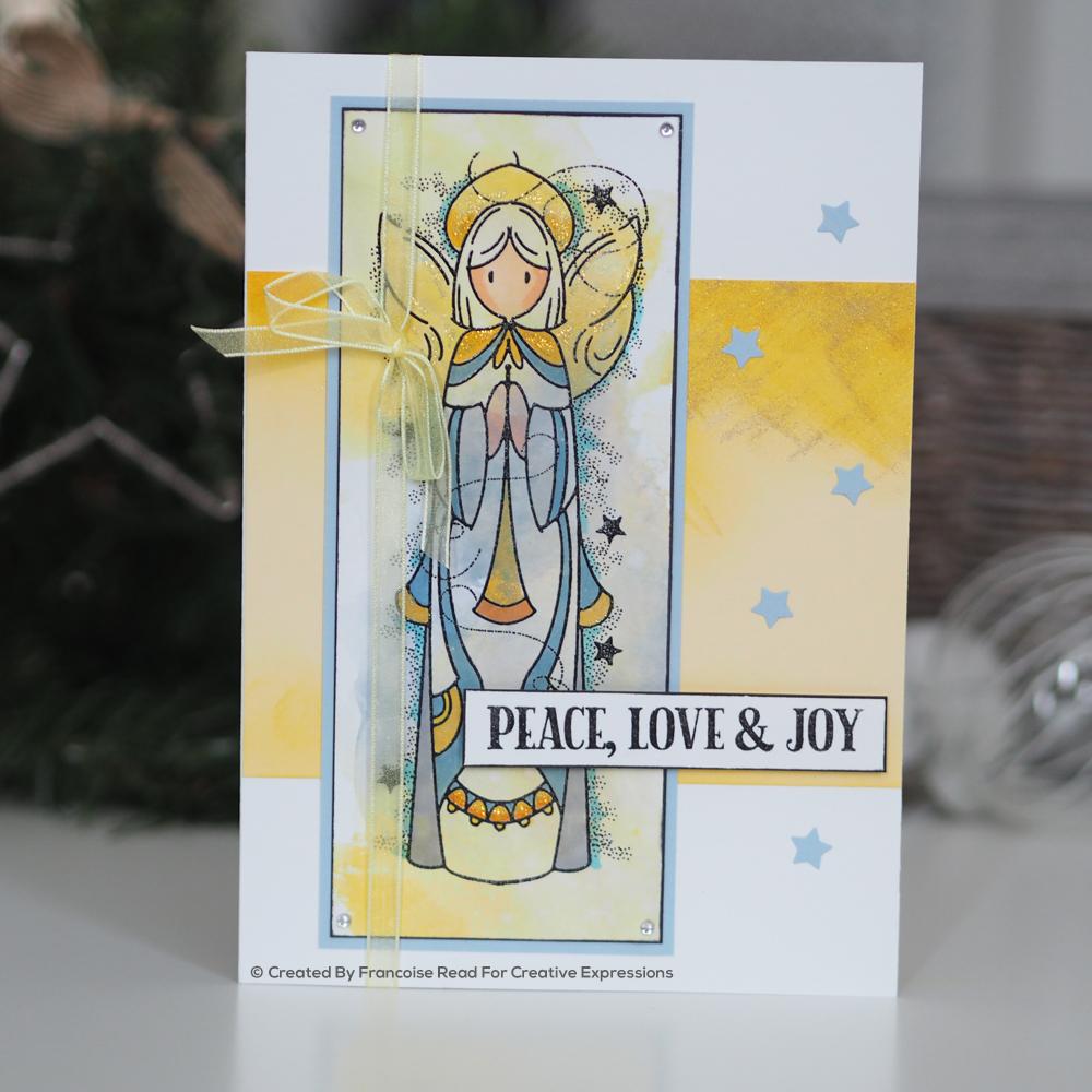 Tampon Enfant Céleste 10 x 15 cm