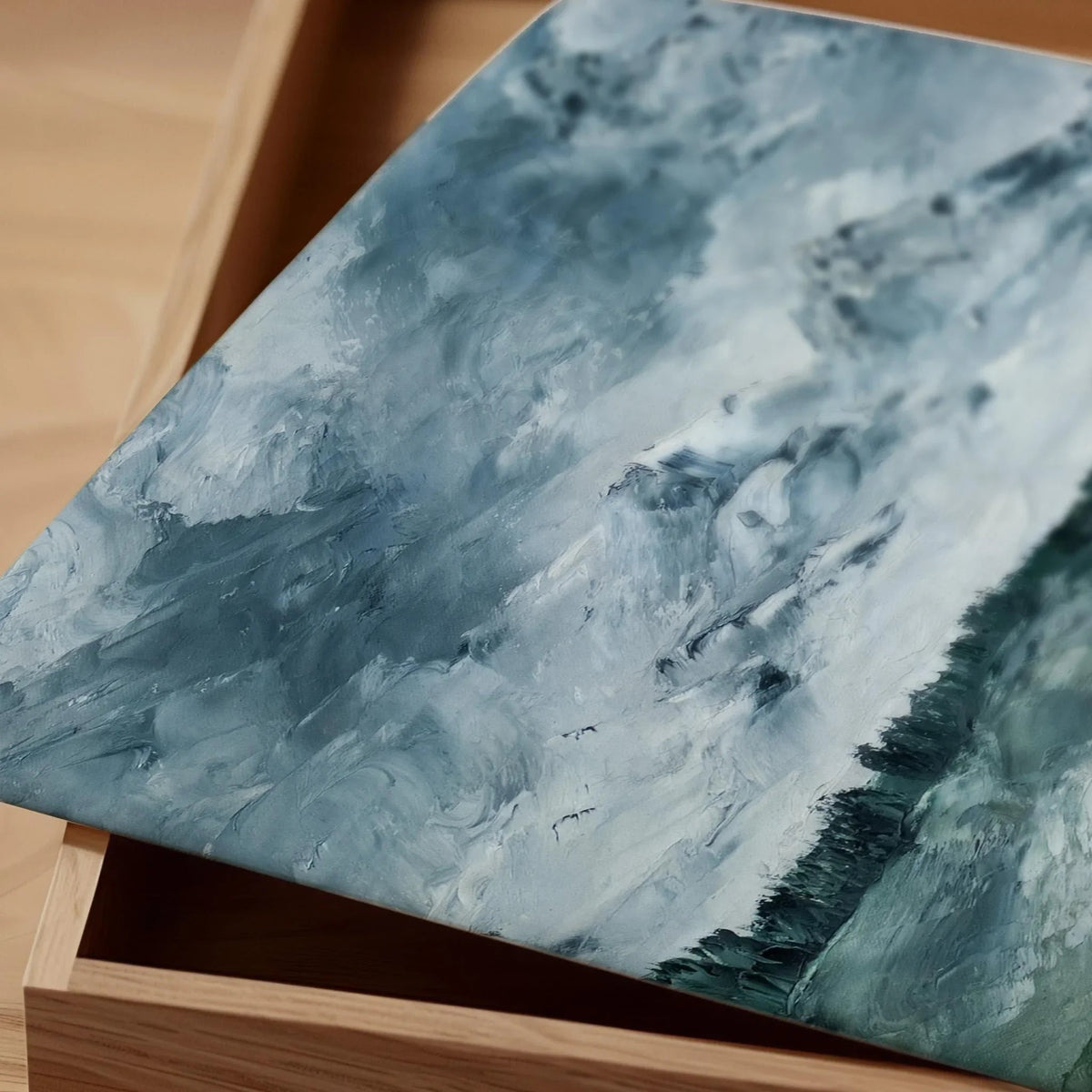 Gravure d'art de paysage d'August Strindberg : impressionnisme suédois de style sombre