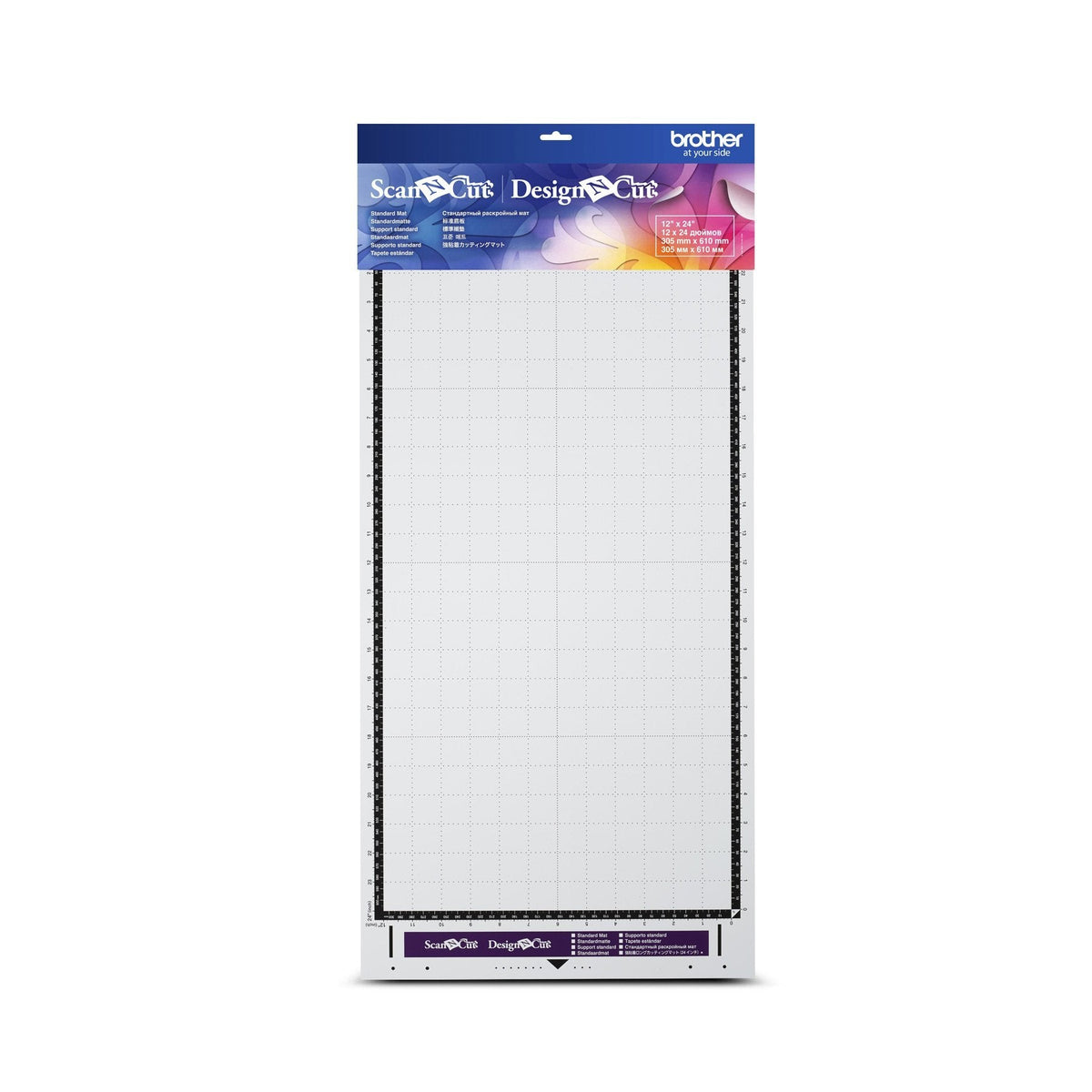 Brother - CAMATSTD24 - 12" x 24" Standard Tack Adhesive Mat for ScanNCut and DesignNCut