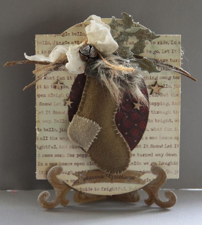 Marianne Design : Matrice Craftables - Chaussette de Noël