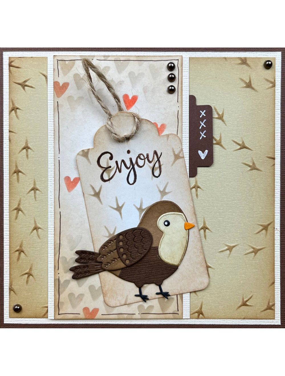 Nellie's Choice - Plioir de gaufrage 3D Pattes d'oiseau