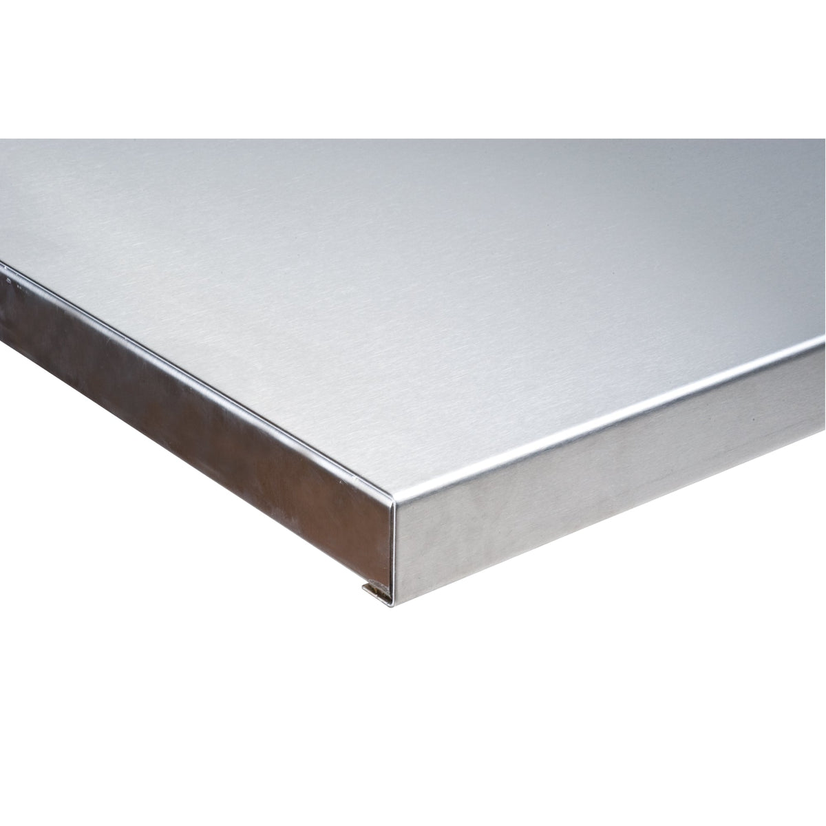 304 Stainless Steel Wood-Filled Workbench Tops, 30" D x 60" W, 1-3/4" Thick