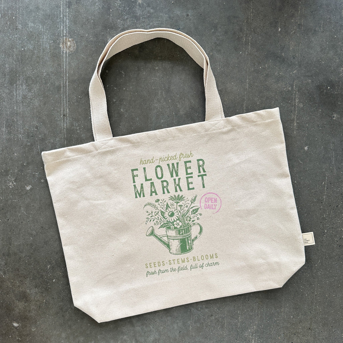 Flower Market Tote Bag